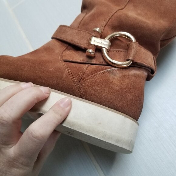 Coach Virtue Suede Boot Pull On 8 - Picture 10 of 12